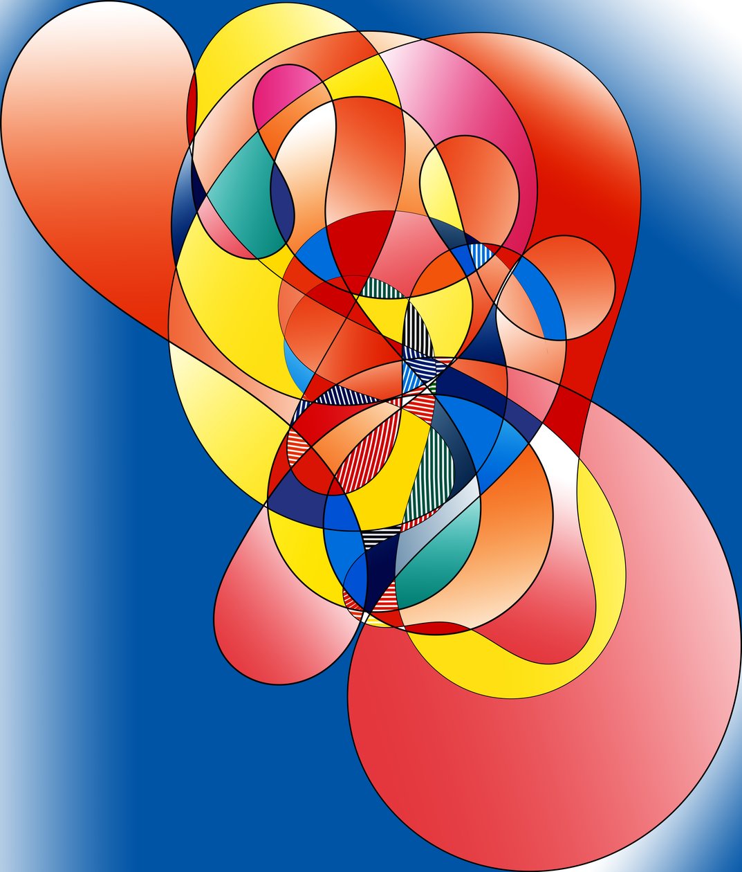 foot,2019,(gradient) 作者 亚历克斯·卡明克