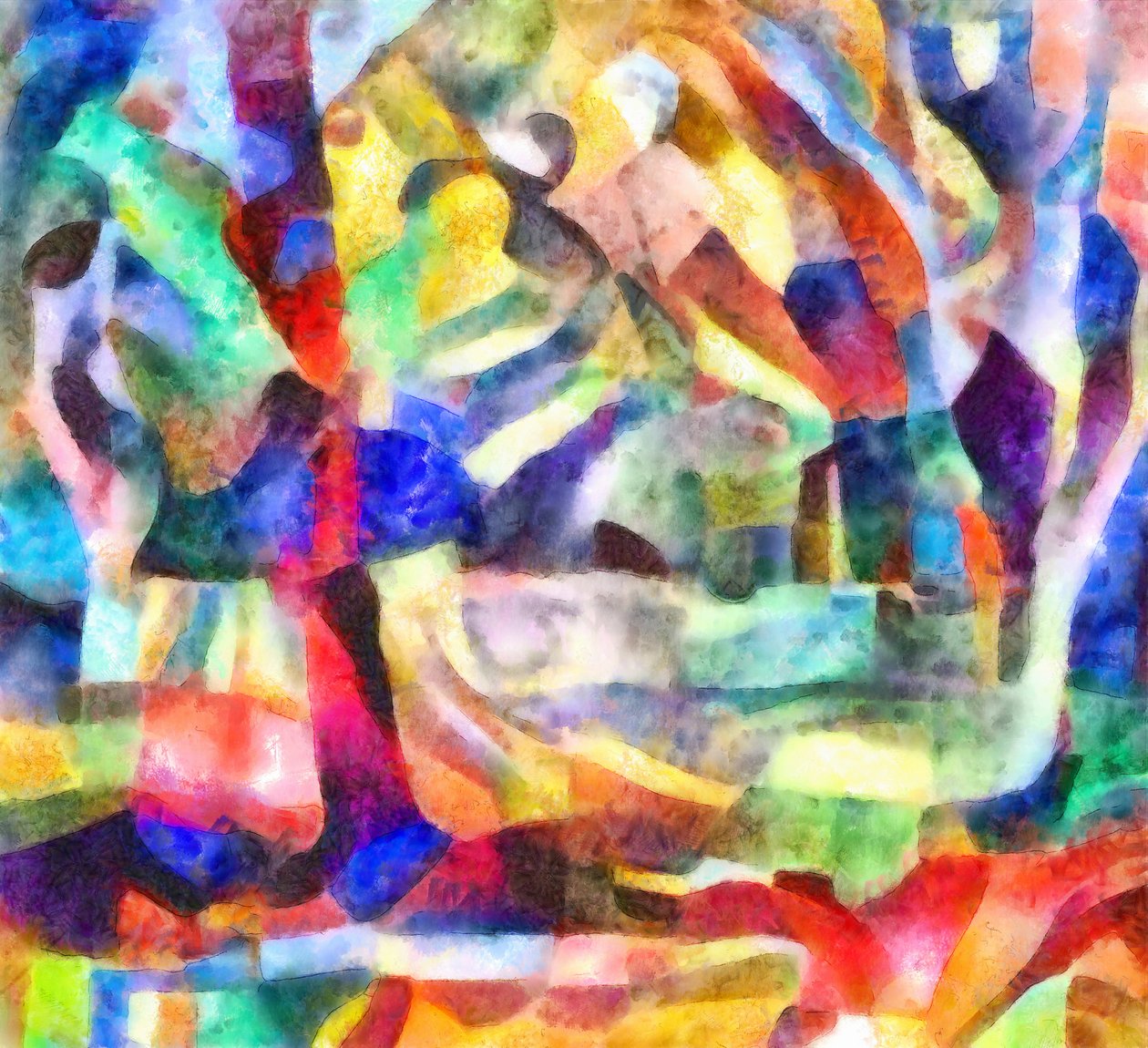 森林，2017，（混合媒体） 作者 亚历克斯·卡明克