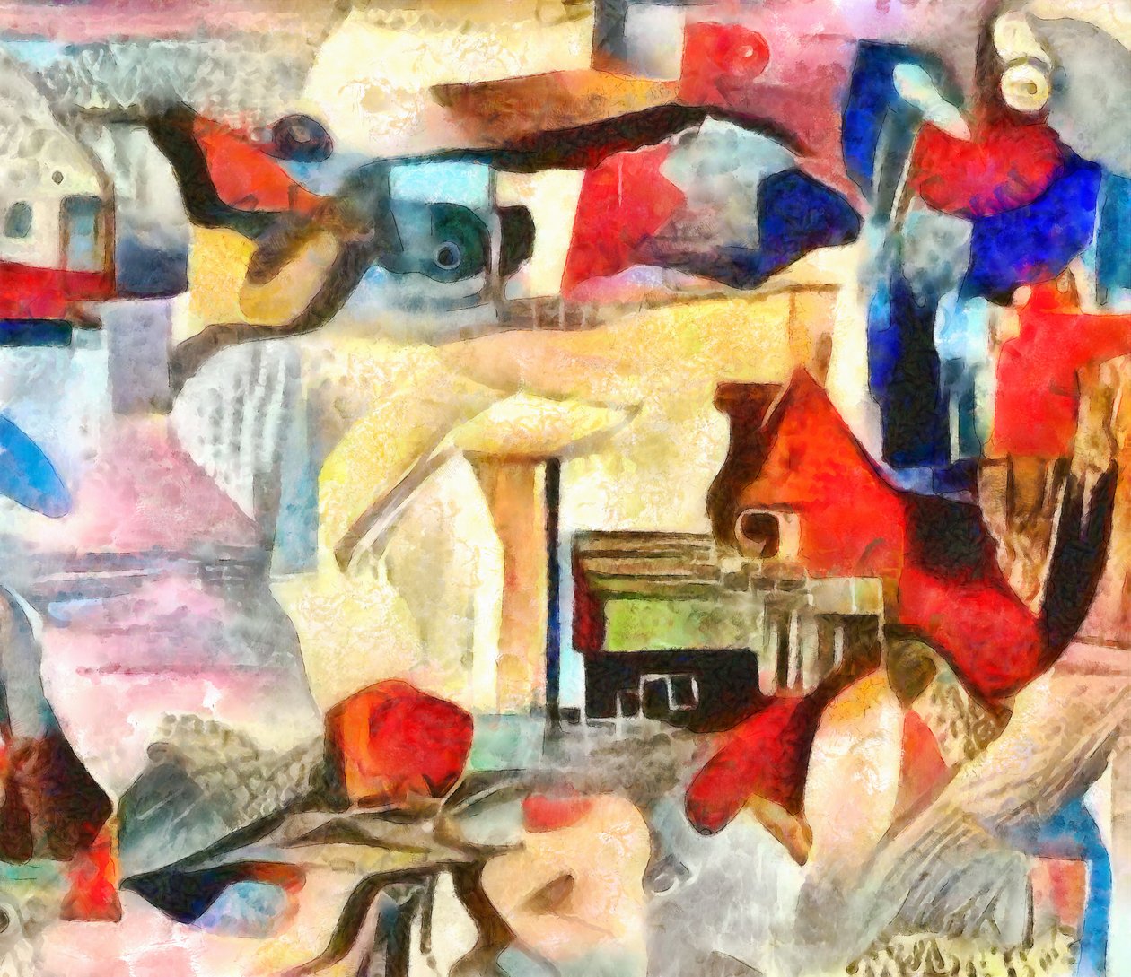 哈姆雷特，2017年，（混合媒体） 作者 亚历克斯·卡明克