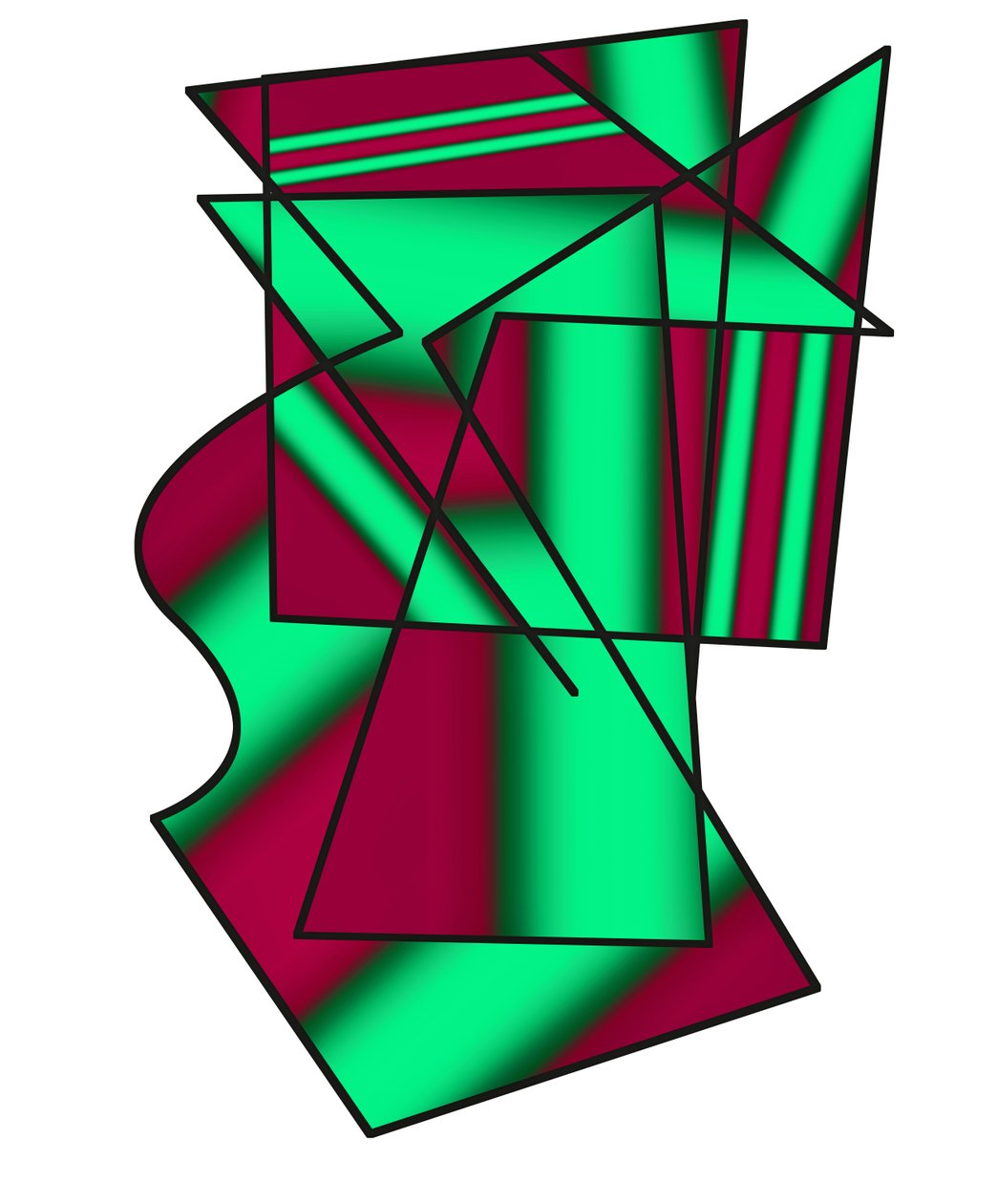 隐藏的通信,2019,(梯度) 作者 亚历克斯·卡明克