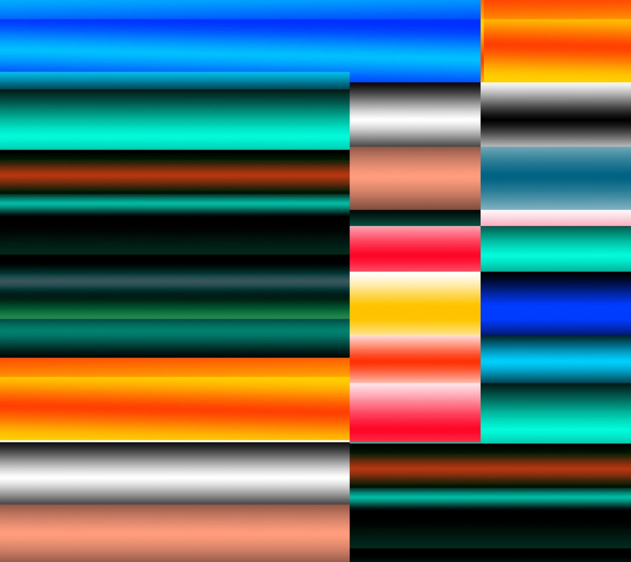 layers of the planet,2017,(gradient) 作者 亚历克斯·卡明克