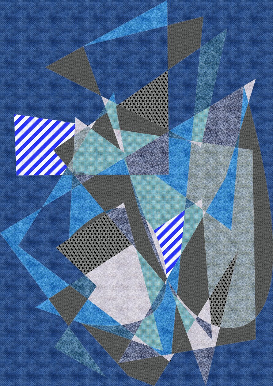 night landscape,2019,(mixed media) 作者 亚历克斯·卡明克