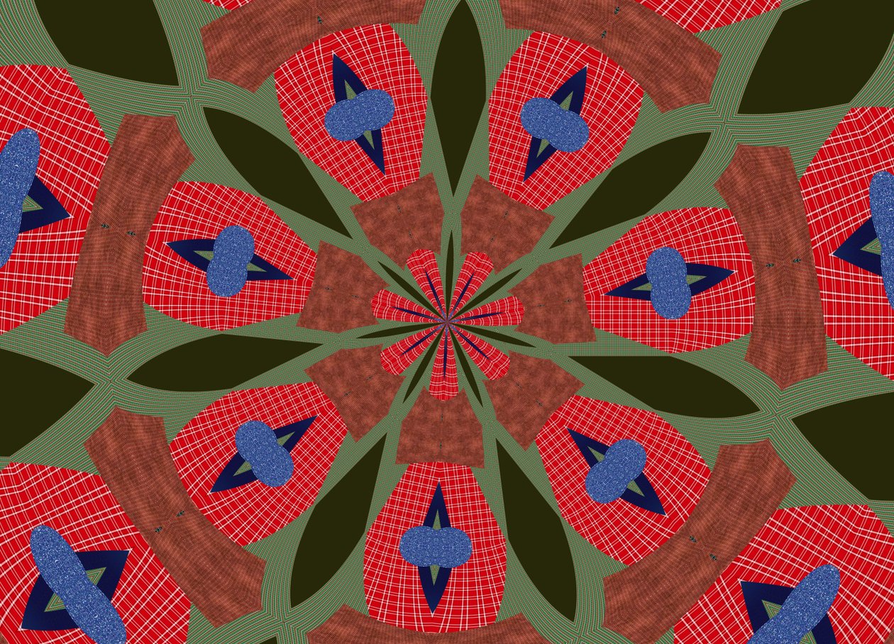 ornament #41,2019,(mixed media) 作者 亚历克斯·卡明克