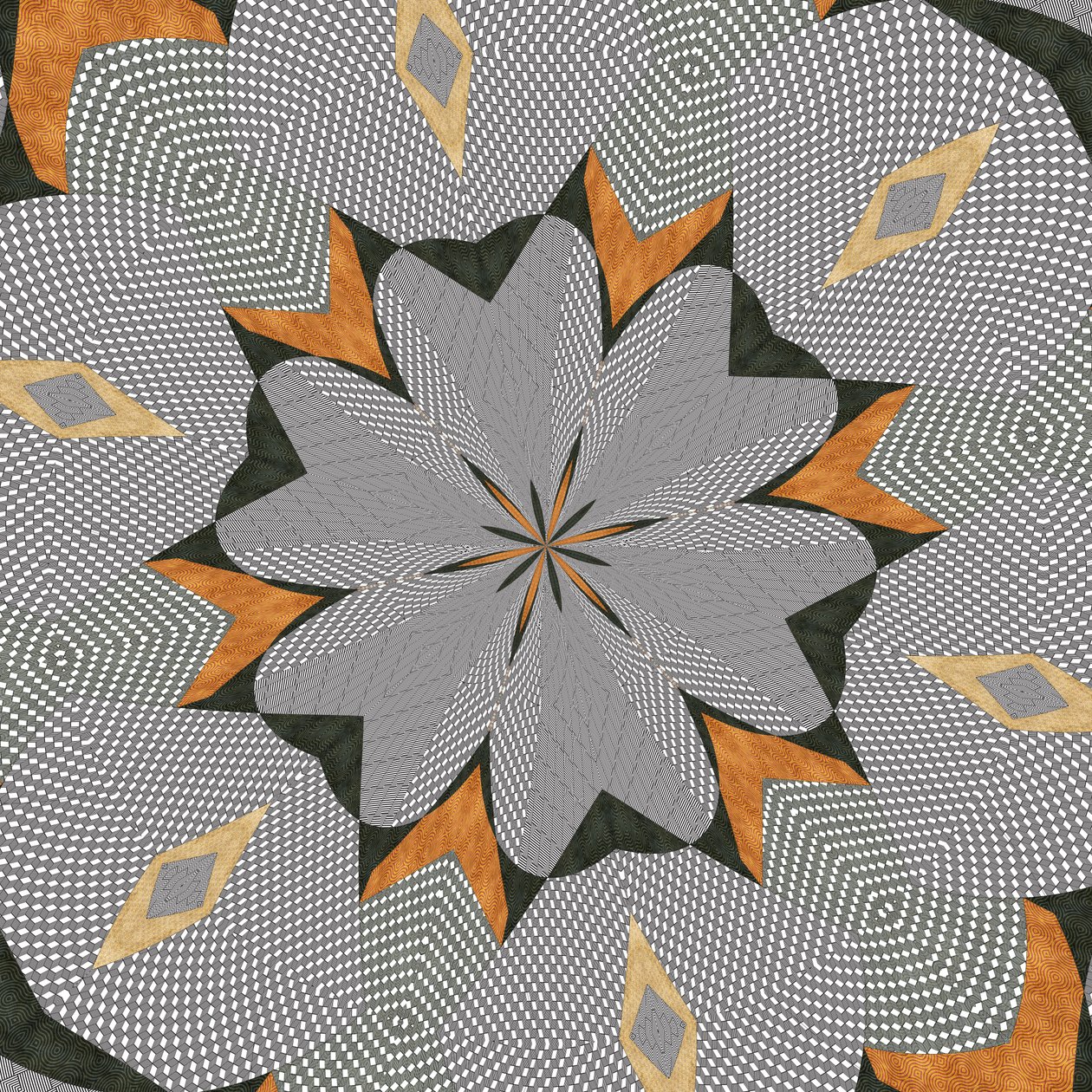 ornament #70,2019,(mixed media) 作者 亚历克斯·卡明克