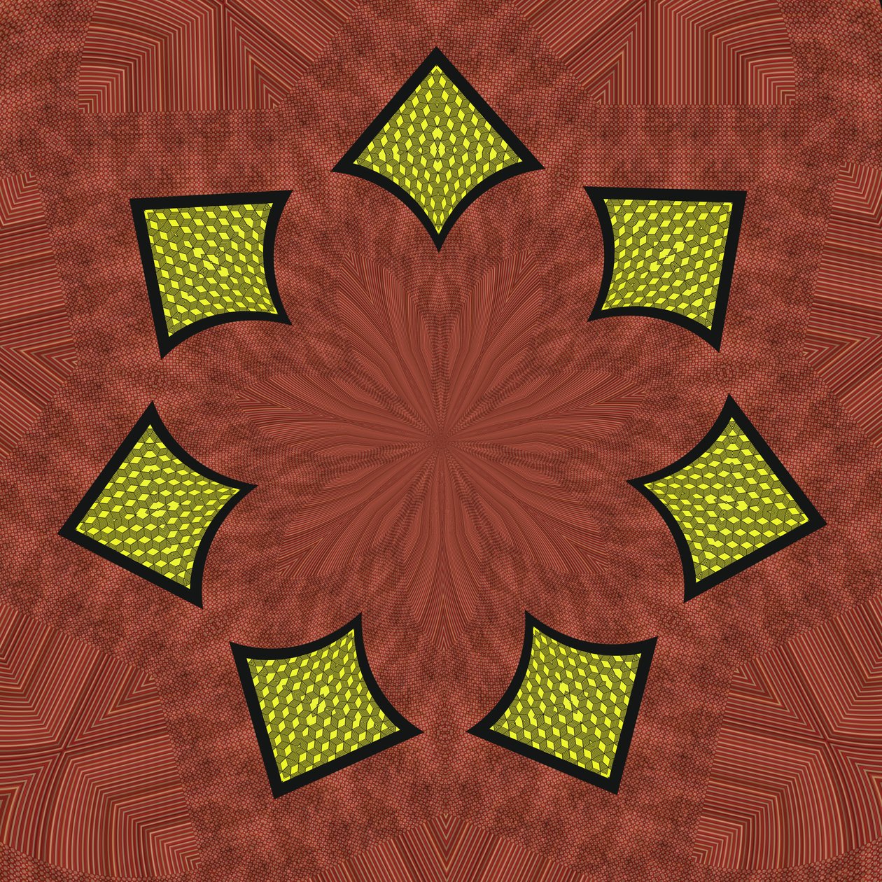 ornament #8,2019,(mixed media) 作者 亚历克斯·卡明克