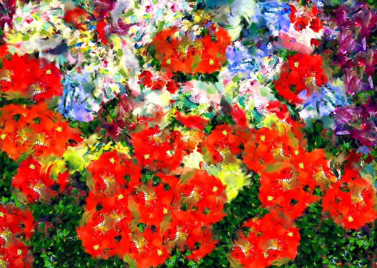 poppy,2019,(mixed media) 作者 亚历克斯·卡明克
