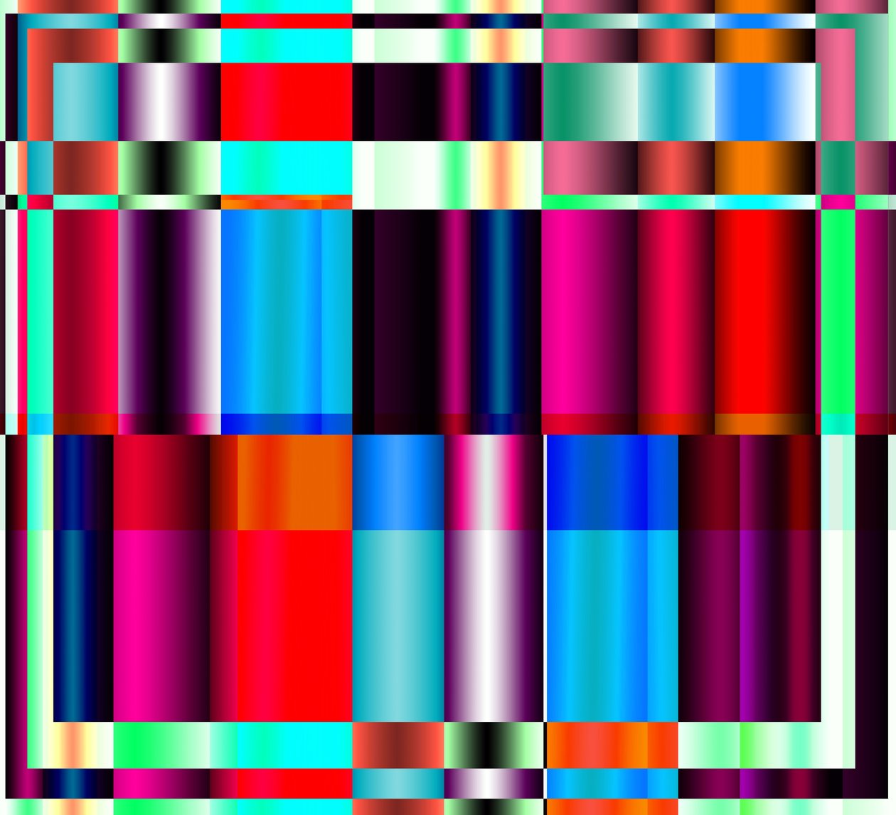 radio (red),2017,(gradient) 作者 亚历克斯·卡明克
