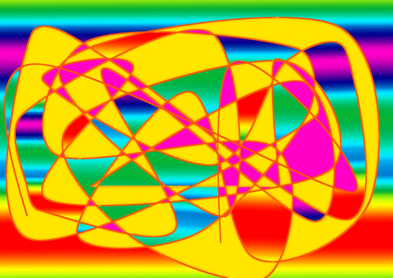 rainbow,2018,(gradient) 作者 亚历克斯·卡明克