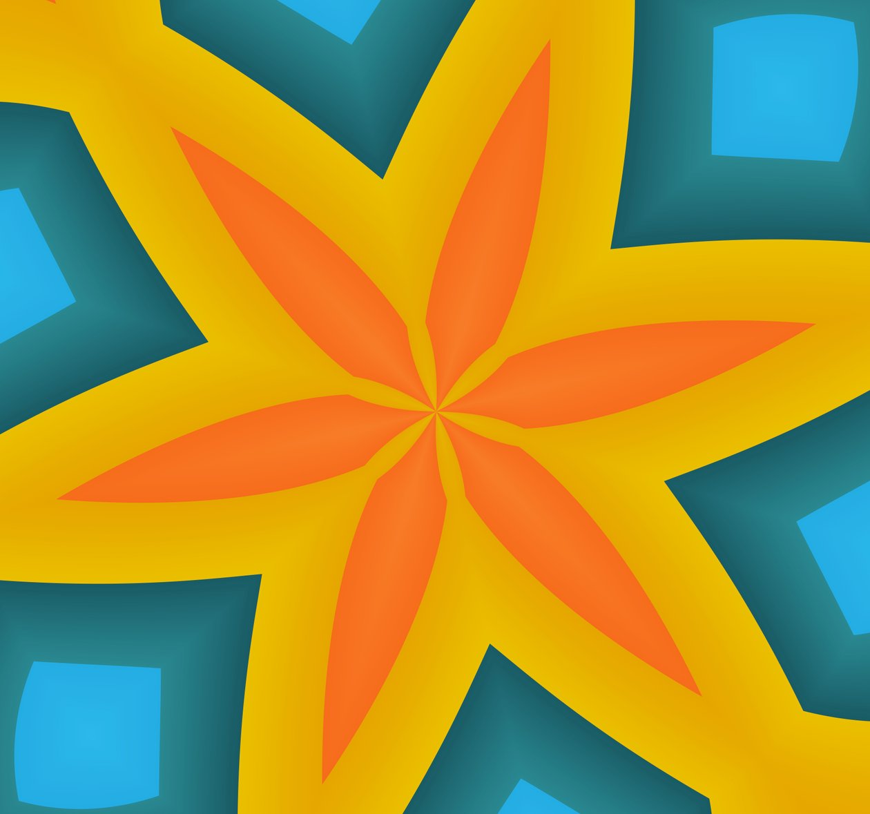 starfish,2019,(gradient) 作者 亚历克斯·卡明克