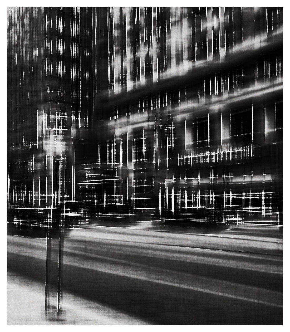 street in musical notation, 2019 (photography) 作者 亚历克斯·卡明克
