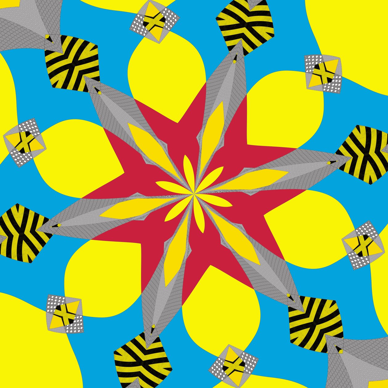symmetry #11,2019,(mixed media) 作者 亚历克斯·卡明克