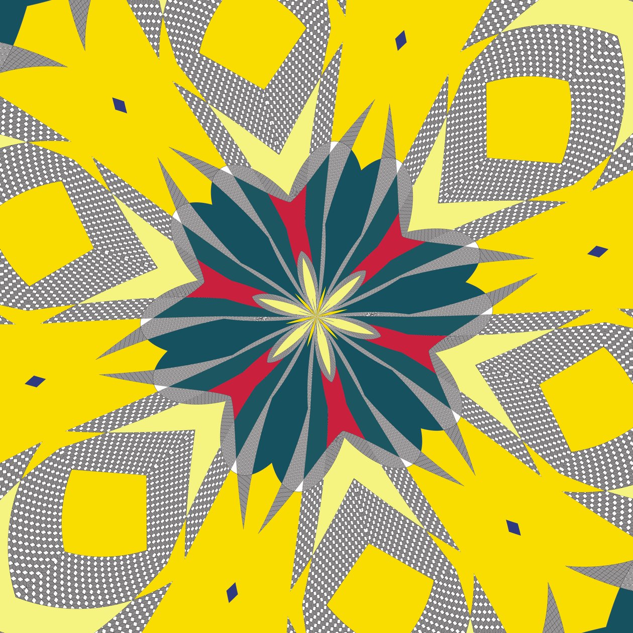 symmetry #12,2019,(mixed media) 作者 亚历克斯·卡明克