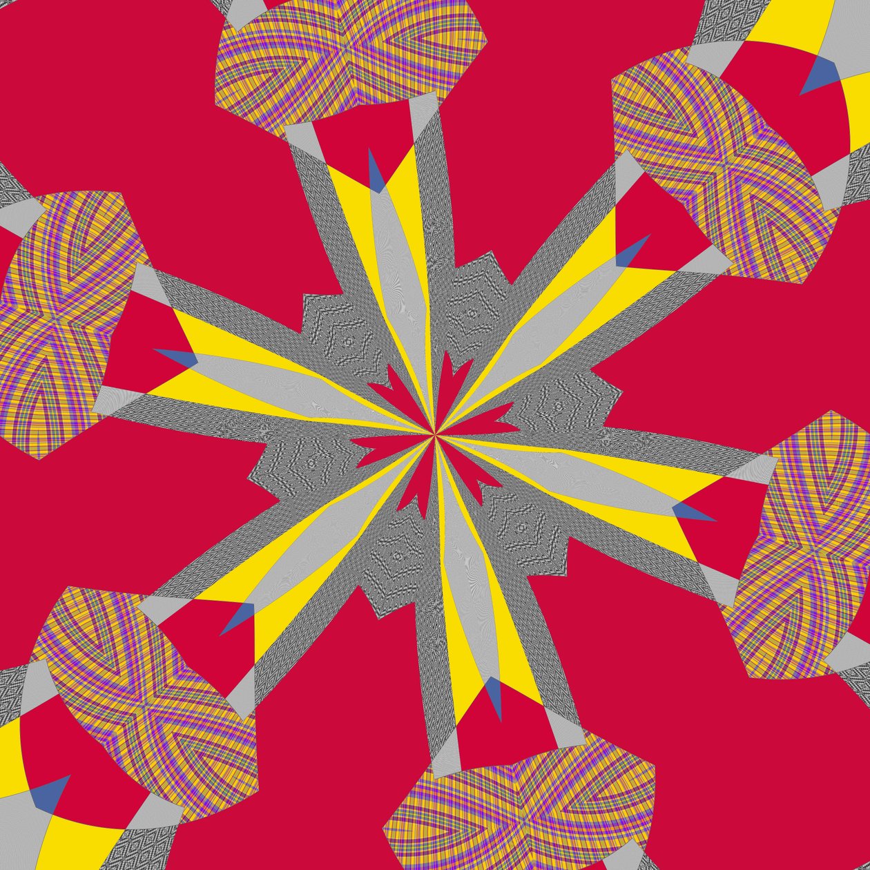 Symmetry #23,2019,(混合媒体) 作者 亚历克斯·卡明克