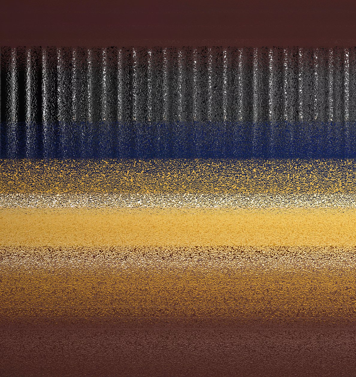the grass in the evening,2017,(digital) 作者 亚历克斯·卡明克