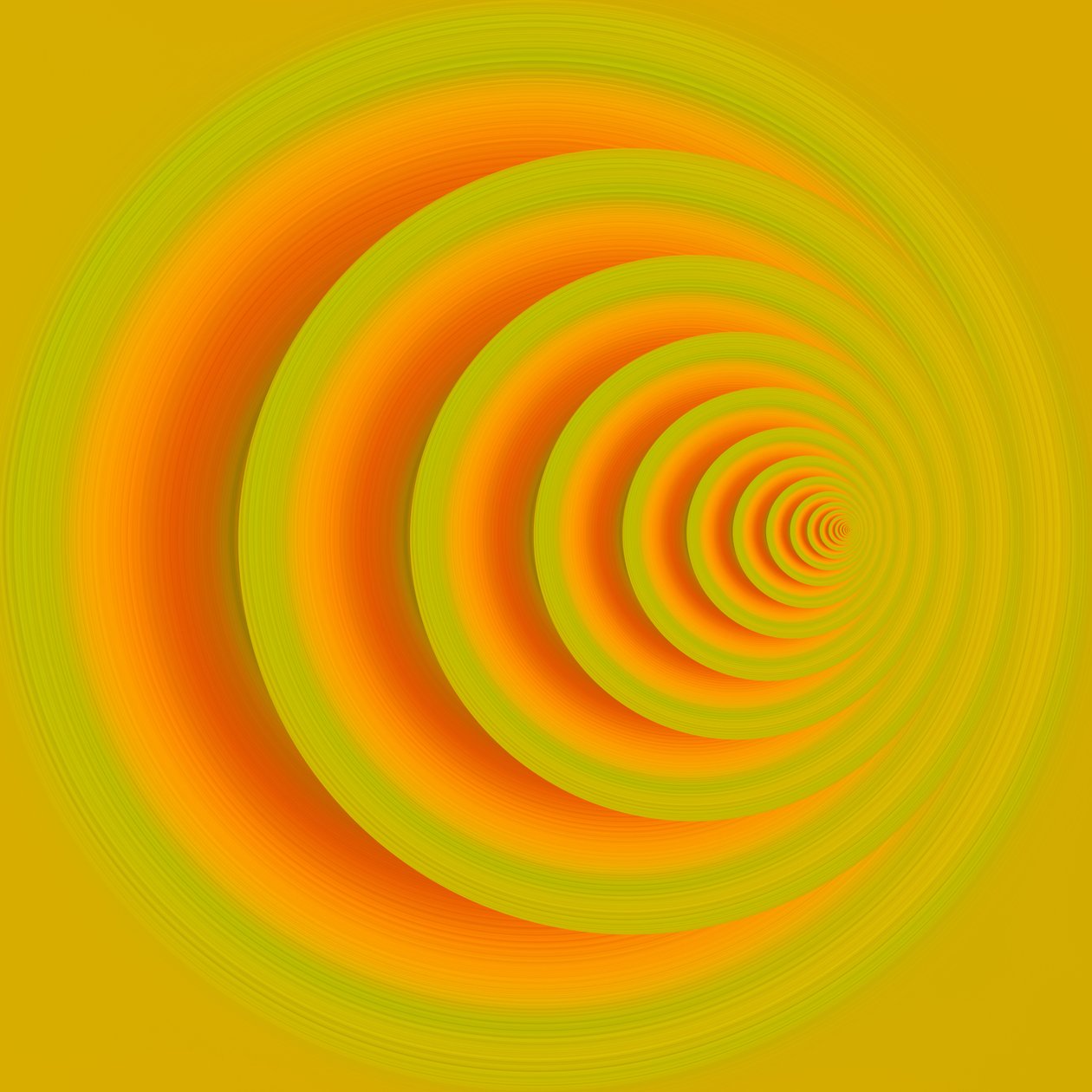 underground path(orange)II ,2019,(mixed media) 作者 亚历克斯·卡明克