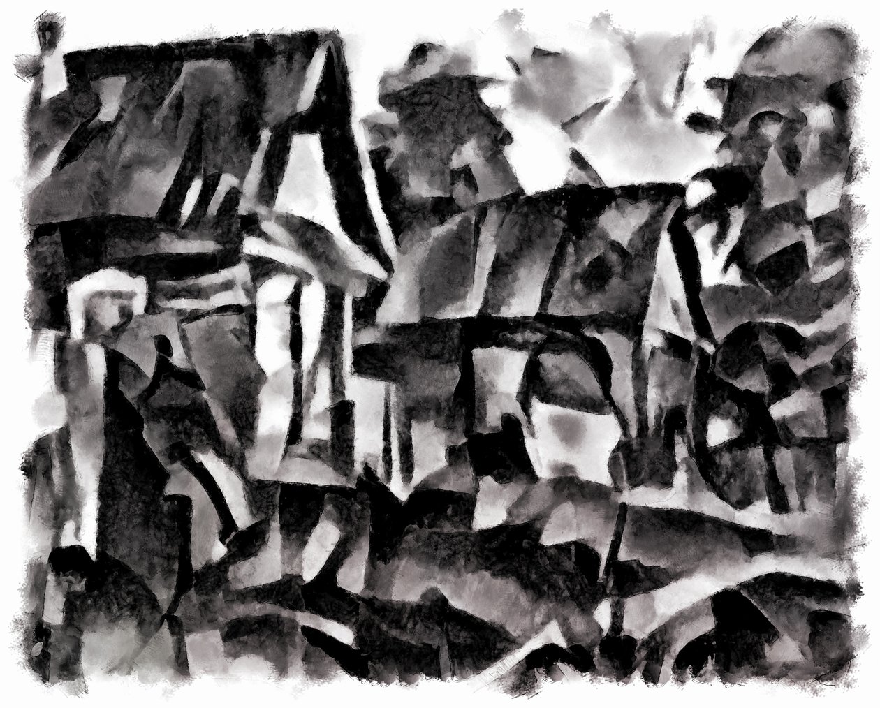 view（black）＃2,2016， 作者 亚历克斯·卡明克