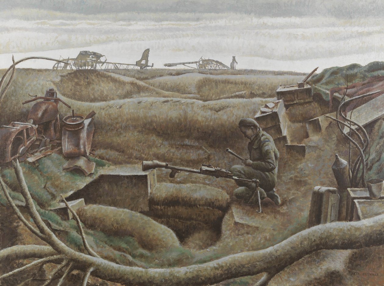 奈梅亨要塞，1944 年 12 月（布面油画） 作者 亚历克斯·科尔维尔