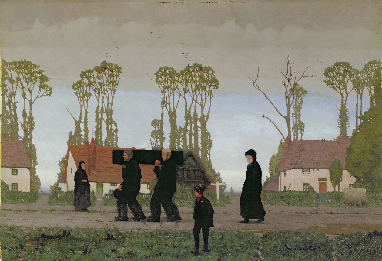 最后的游行，c.1910 作者 亚历山大·阿卜杜