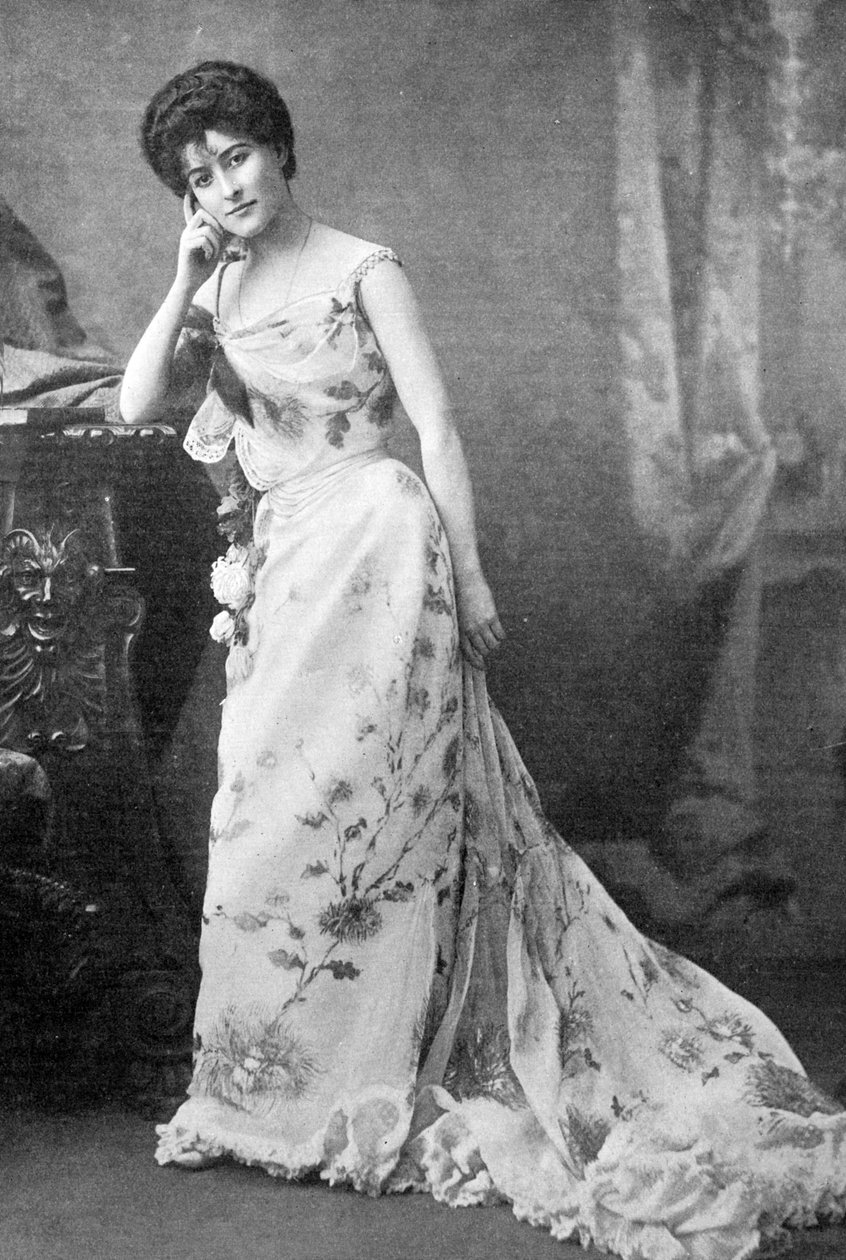 Jessie Bateman小姐，1901年6月1日“国王”的插图 作者 亚历山大·巴萨诺
