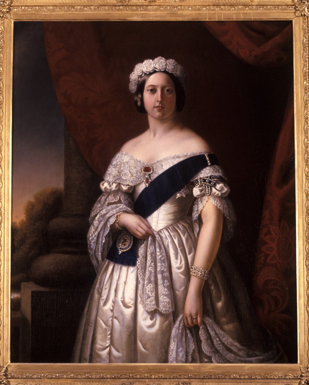 英国维多利亚女王，1846年 作者 亚历山大·梅尔维尔