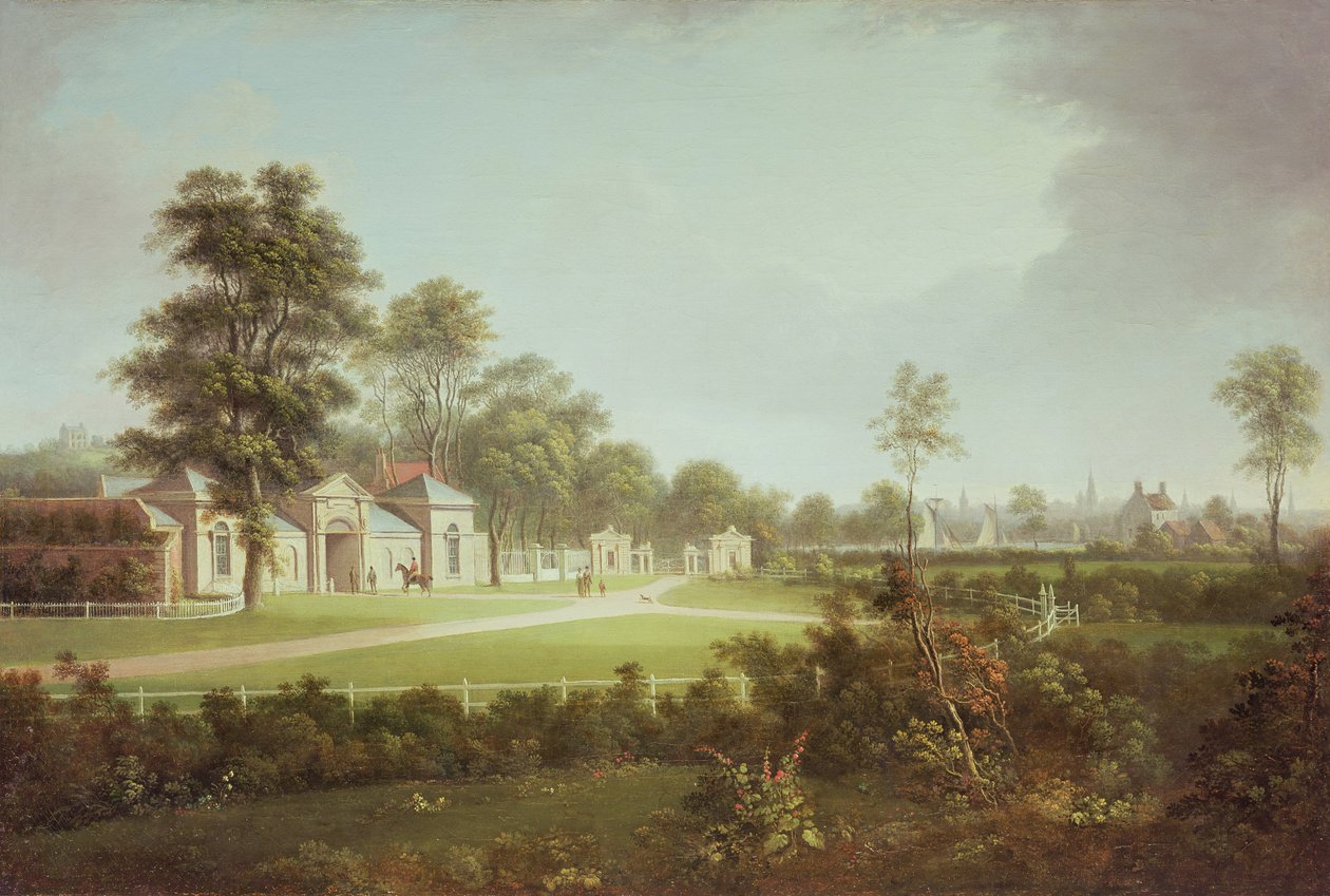 Annefield与格拉斯哥超越，c.1800 作者 亚历山大·纳斯米斯