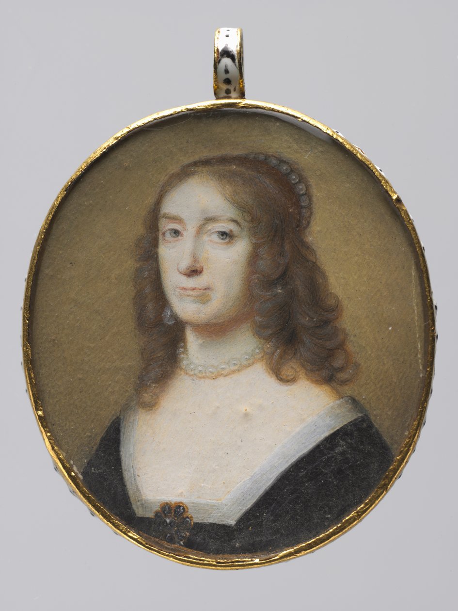 伊丽莎白·斯图亚特（Elizabeth Stuart），女选举人帕拉丁和波西米亚女王的肖像，1630年代。 作者 亚历山大·库珀