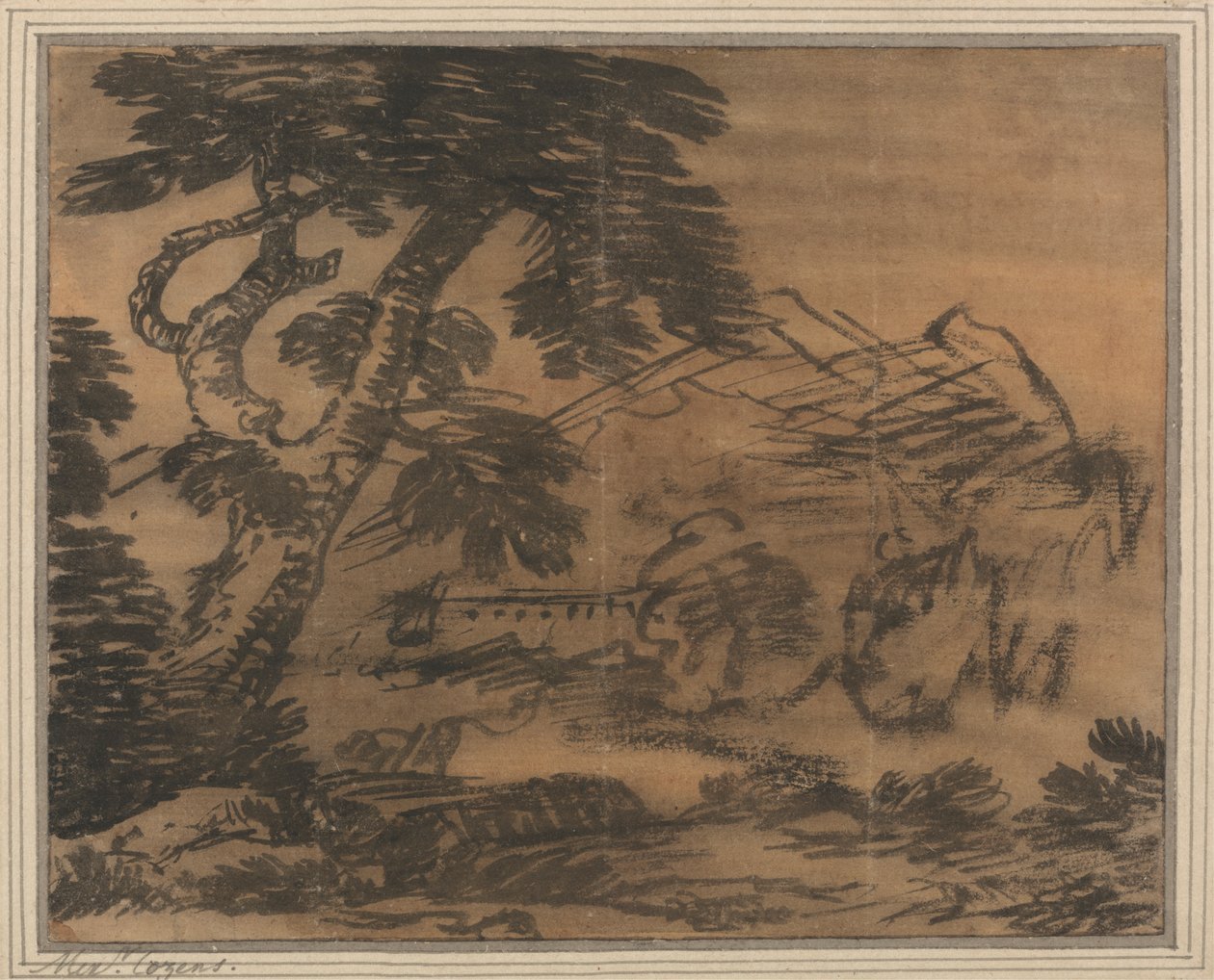 树与远山 作者 亚历山大·科曾斯