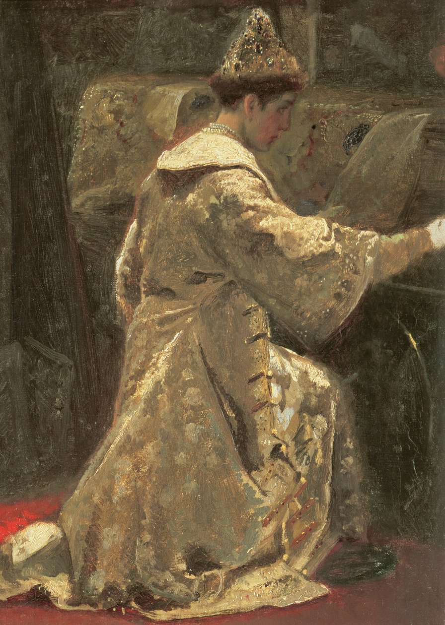 沙皇阿列克谢米哈伊洛维奇，1886年 作者 亚历山大·迪米特里耶维奇·利托夫琴科