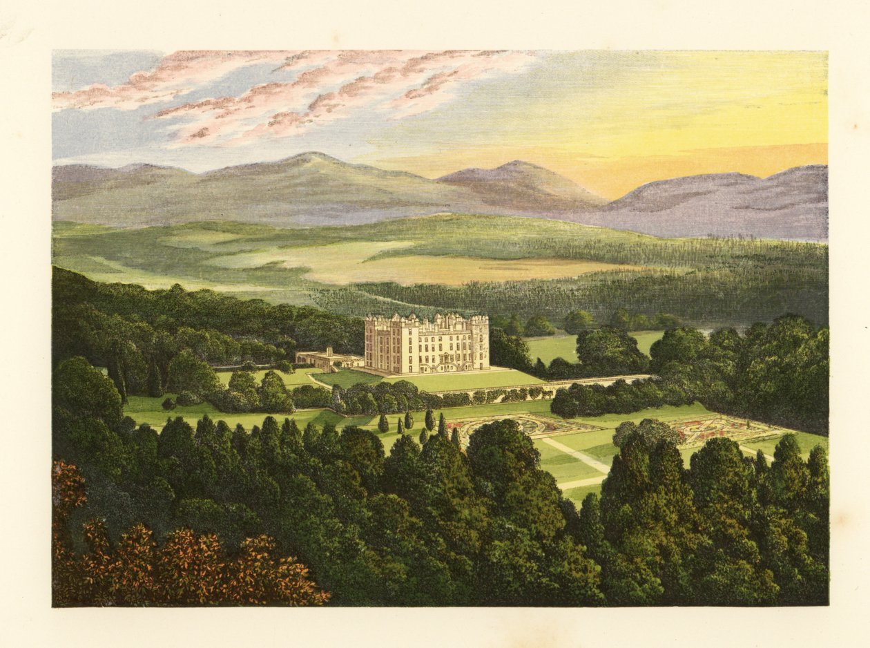苏格兰邓弗里斯郡的 Drumlanrig 城堡。 作者 亚历山大·弗朗西斯（后）莱登