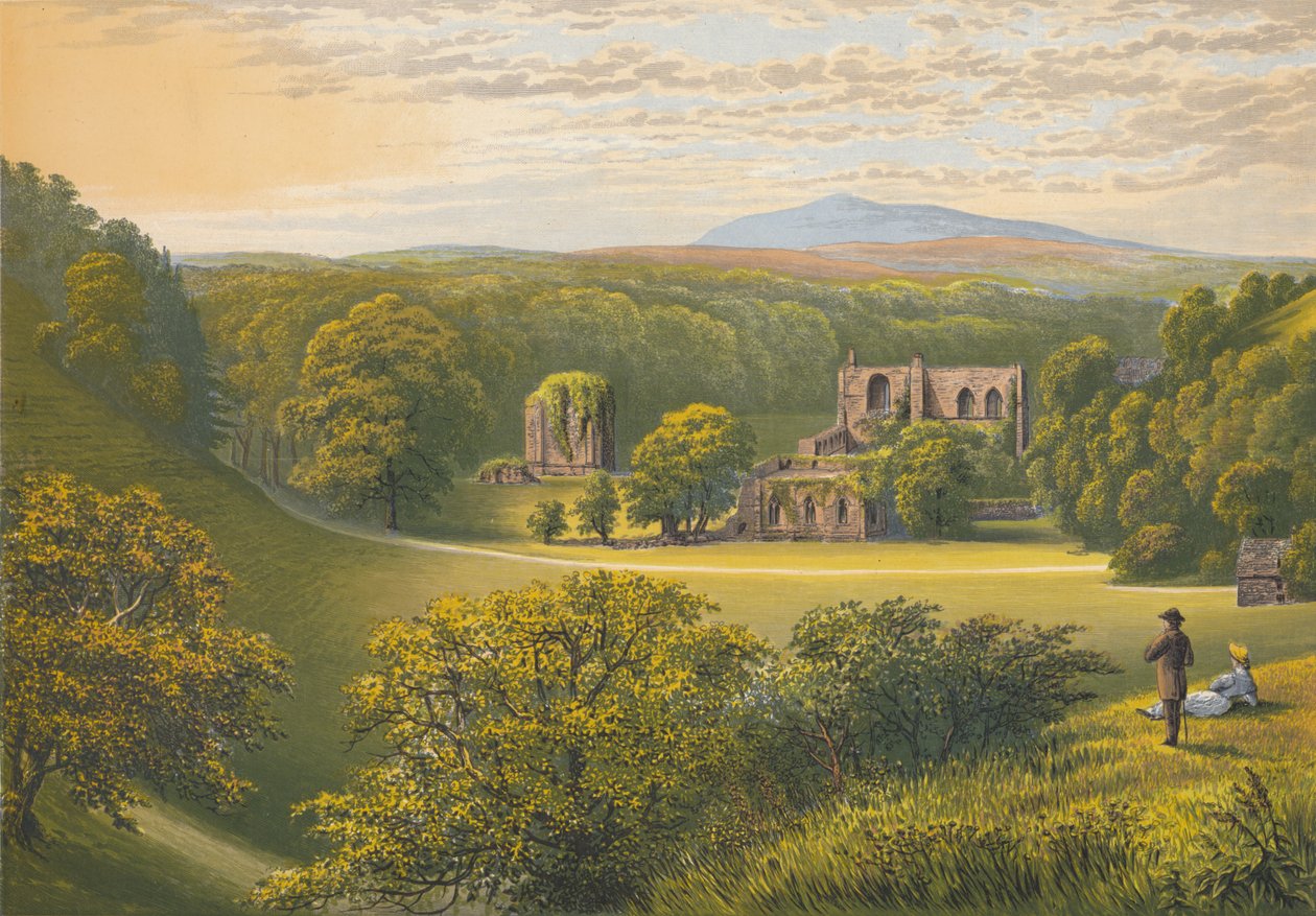 菲尼斯修道院（Furness Abbey），c1880，1897年 作者 亚历山大·弗朗西斯·莱登