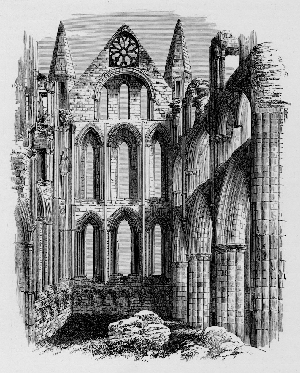 North Transept，惠特比修道院，c1880，1897年 作者 亚历山大·弗朗西斯·莱登