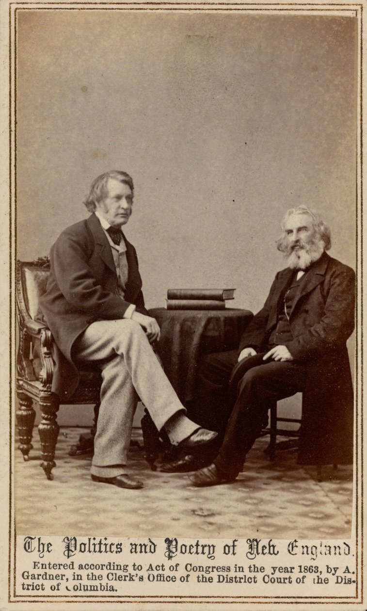新英格兰的政治与诗歌》，1863 年（照片） 作者 亚历山大·加德纳