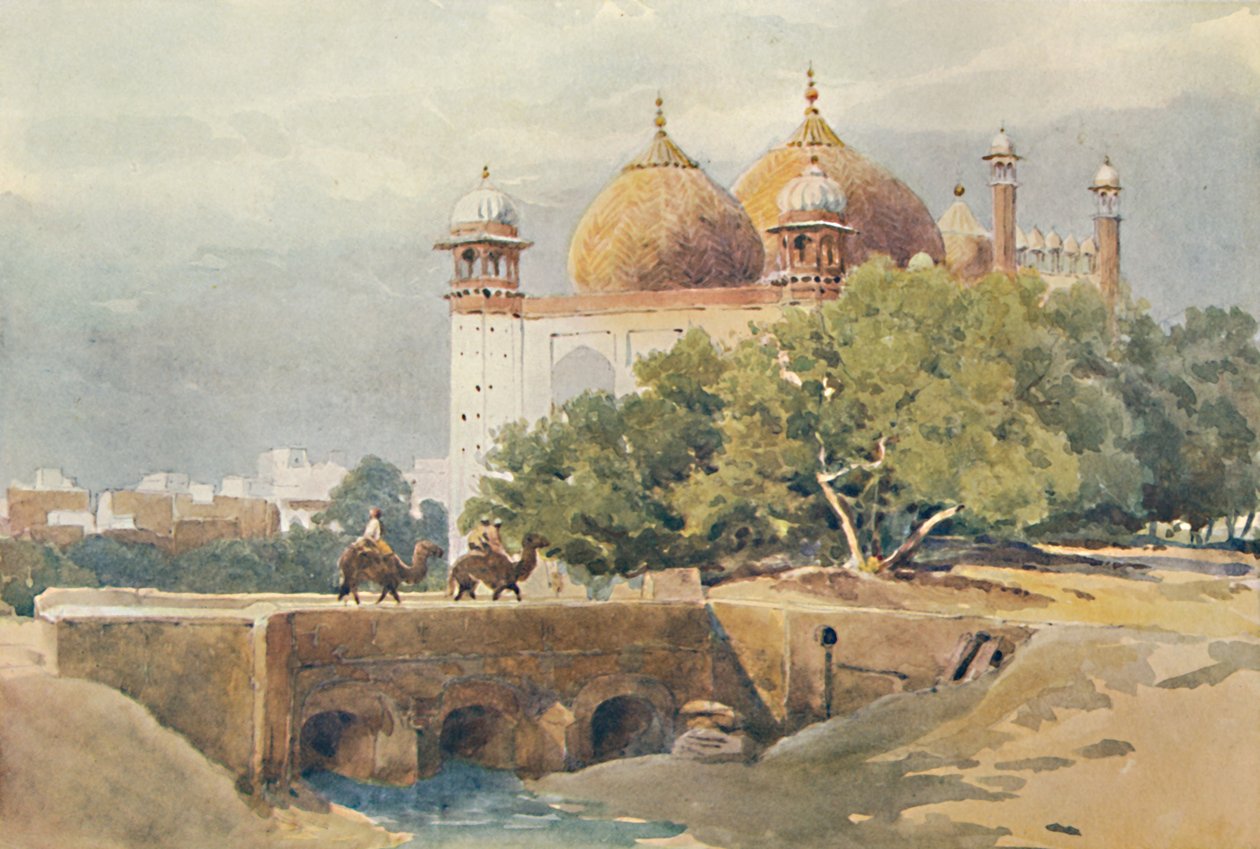 Jumma Musjid，阿格拉，c1880 1905。 作者 亚历山大·亨利·哈勒姆·默里