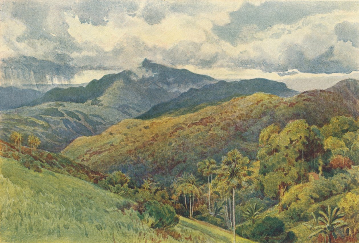 Pallekelly的山脉，c1880，1905年。 作者 亚历山大·亨利·哈勒姆·默里