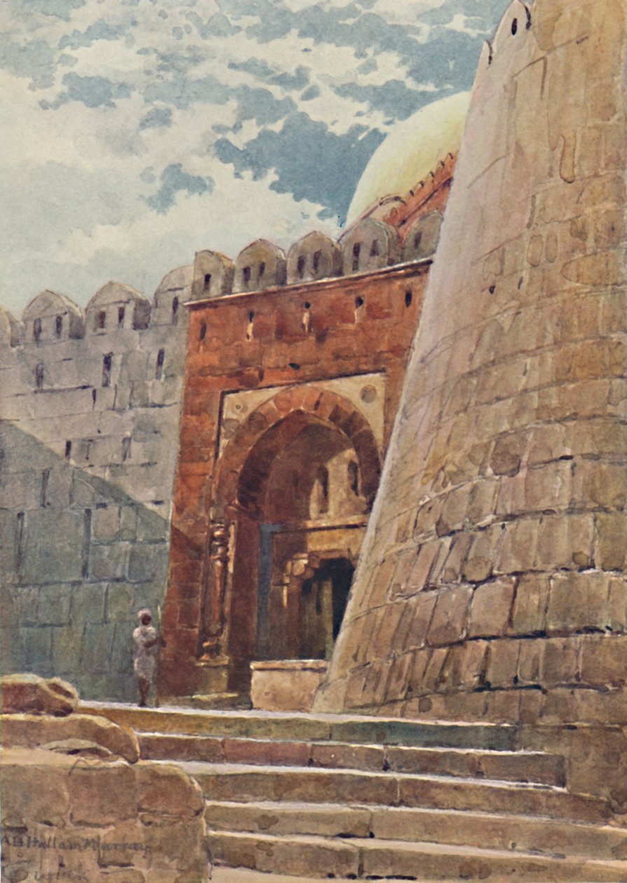 Tughlak Shah墓，c1880年1905年。 作者 亚历山大·亨利·哈勒姆·默里
