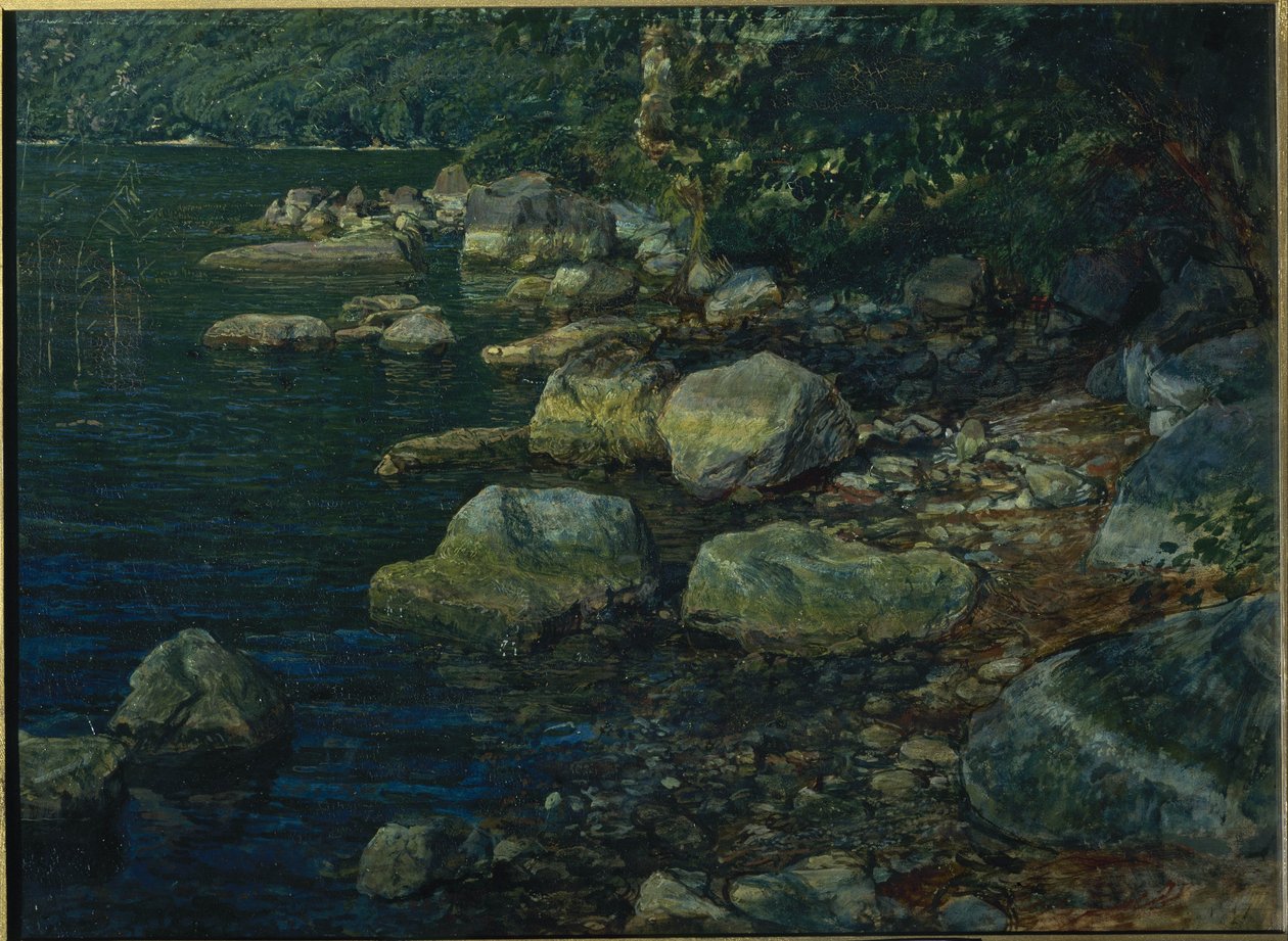 Palazzuola附近的水和石头 作者 亚历山大·伊凡诺夫（Alexander Ivanov）