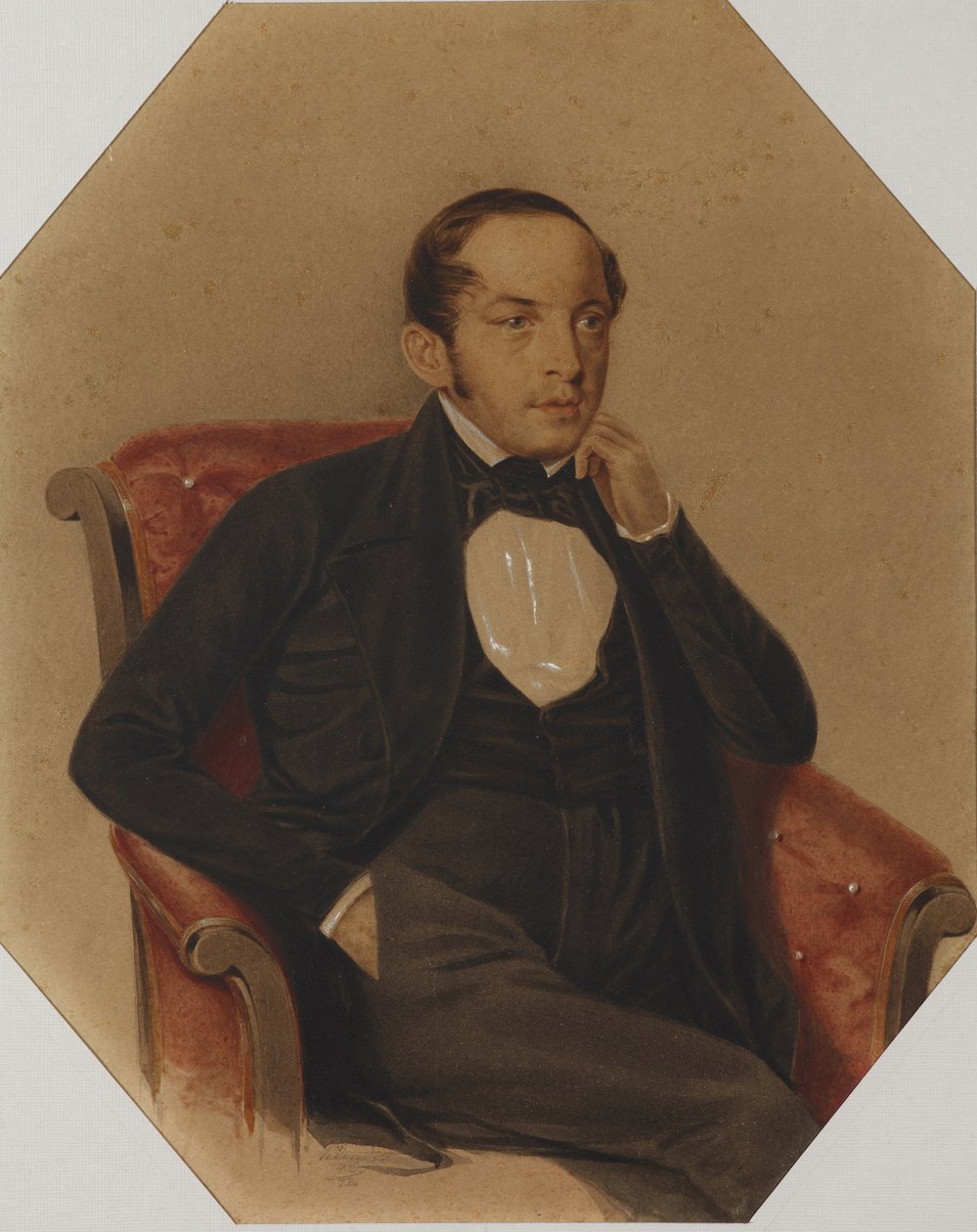 瓦西里·彼得罗维奇·祖布科夫（Vasily Petrovich Zubkov），1799-1862年，1846年。 作者 亚历山大·伊万诺维奇·克鲁德
