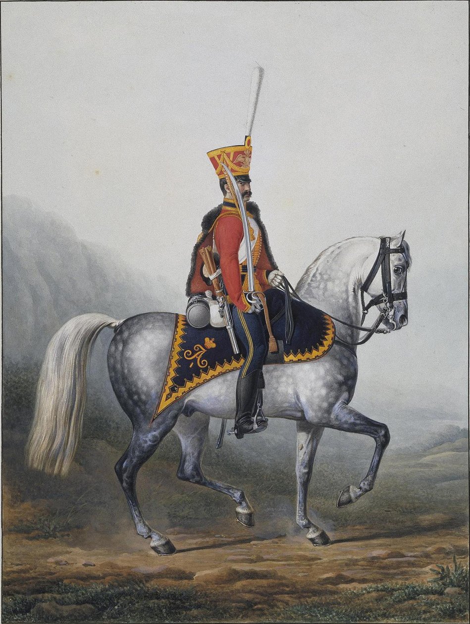 卫兵Life骑军士兵，1817-1824年 作者 亚历山大·伊万诺维奇·绍尔维德