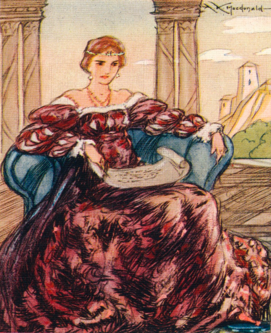 Lucrezia Borgia，1480年至1519年，1937年 作者 亚历山大·麦克唐纳