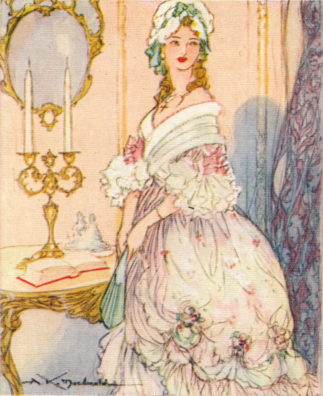 玛丽·安托瓦内特（Marie Antoinette）1755-1793，法国女王，1937年 作者 亚历山大·麦克唐纳