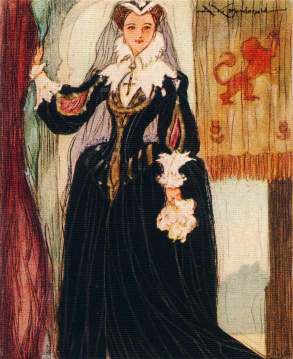 苏格兰女王玛丽（Mary，Scots Queen），1542-1587年，1937年 作者 亚历山大·麦克唐纳