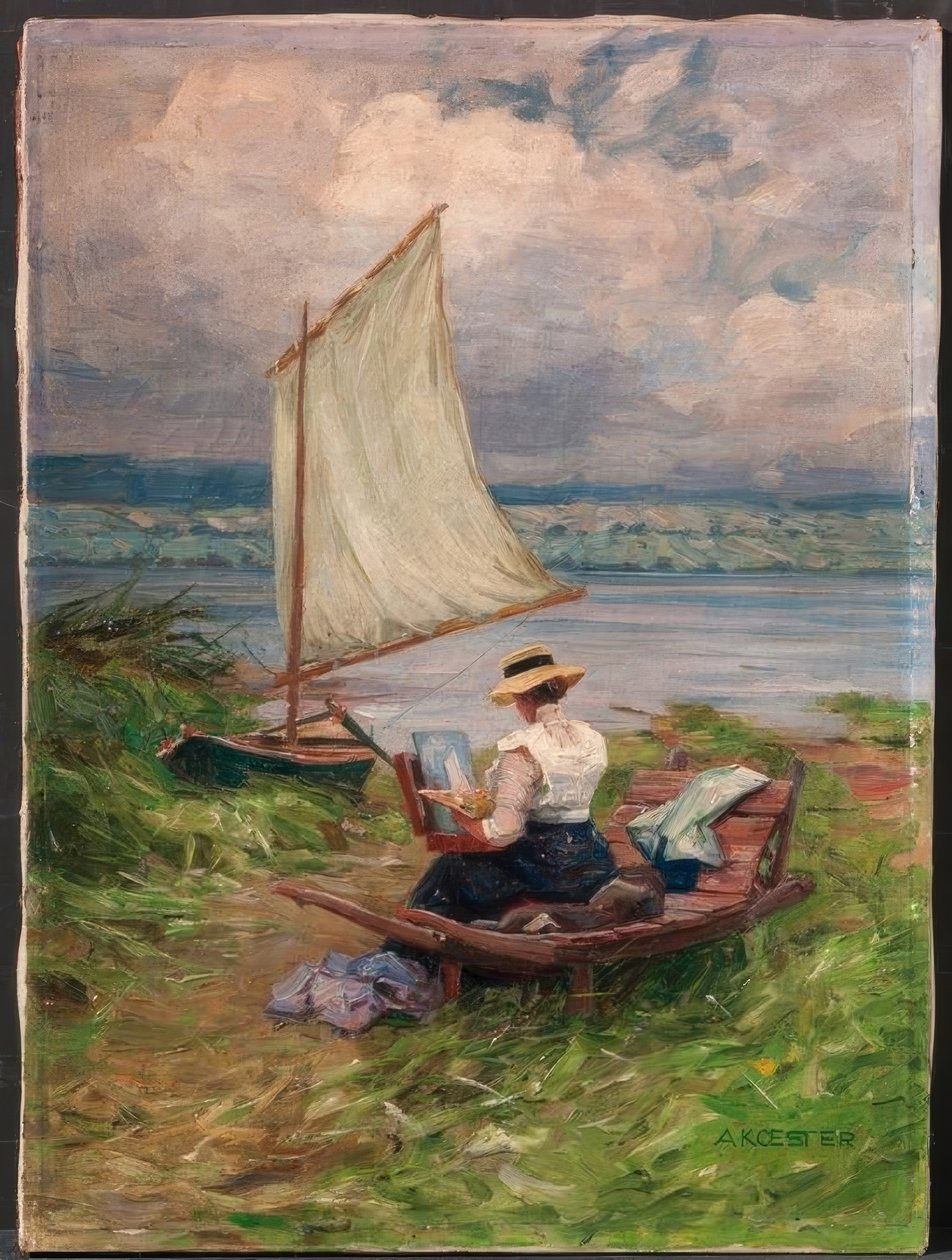 Boestersee的A.Koester 作者 亚历山大·科斯特