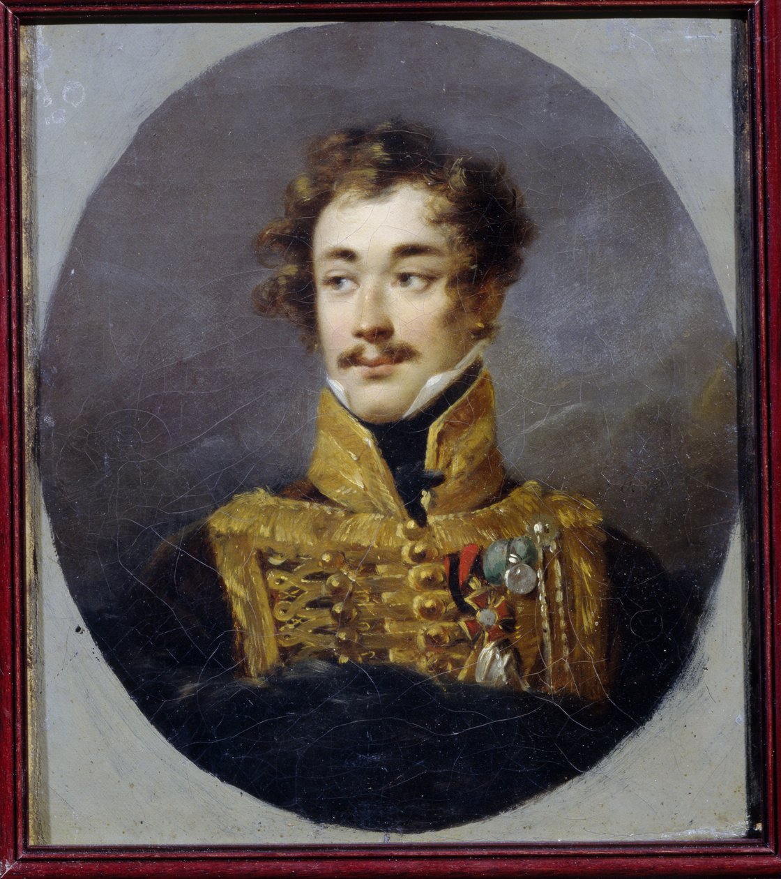 亚历山大·奥尔苏菲耶夫伯爵（1790-1853）的肖像。 （亚历山大·奥尔苏菲耶夫伯爵的肖像）。 亚历山大·莫利纳里 (Alexander Molinari, 1772-1831) 绘画，布面油画 作者 亚历山大·莫里纳里