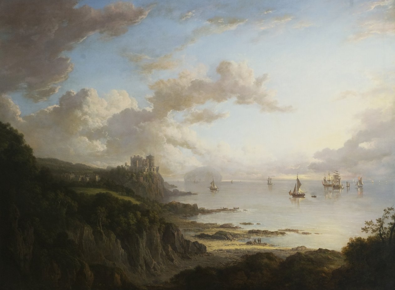 北部的Culzean城堡与Ailsa Craig，1816年 作者 亚历山大·纳斯米斯