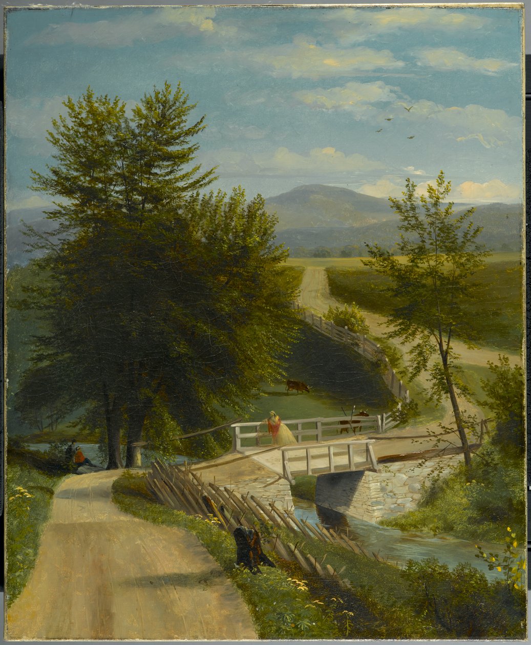 情人漫步，1850-60 作者 亚历山大·兰索姆
