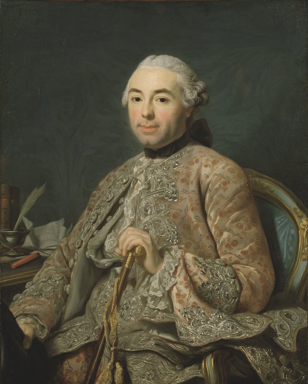 男爵Neubourg-Cromière，c.1756 作者 亚历山大·罗斯林