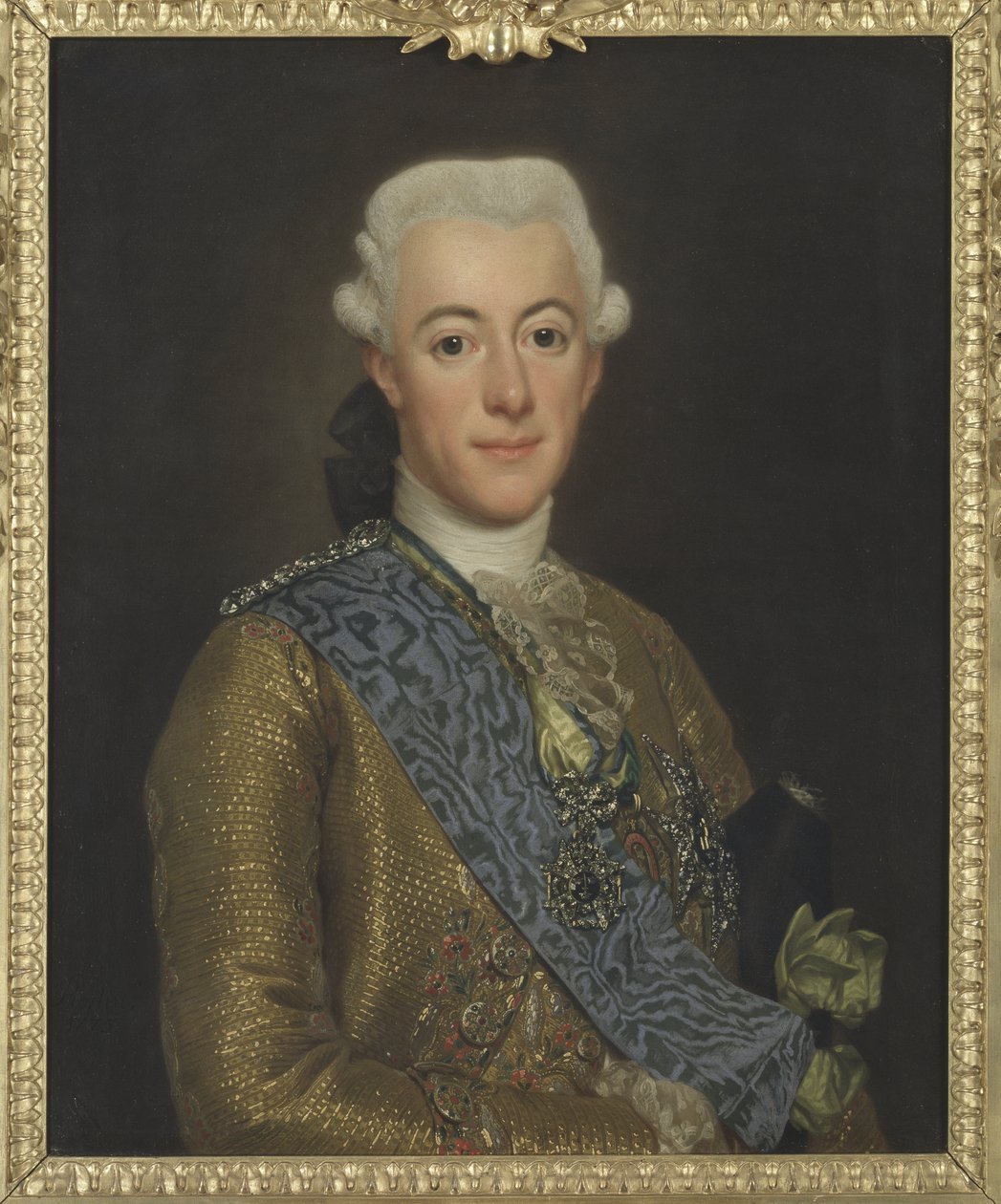Gustave III roi de Suede - Portrait of King Gustav III of Sweden (1746-1792), by Roslin, Alexander (1718-1793). Oil on canvas 作者 亚历山大·罗斯林
