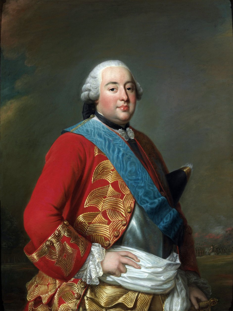 路易-菲利普一世（1725-1785），奥尔良公爵（Duc de Orleans dit Le Gros）的肖像--亚历山大（Alexandre）-罗斯林（1718-1793）的画作，约1770年--布面油画 - 斯德哥尔摩国家博物馆 作者 亚历山大·罗斯林