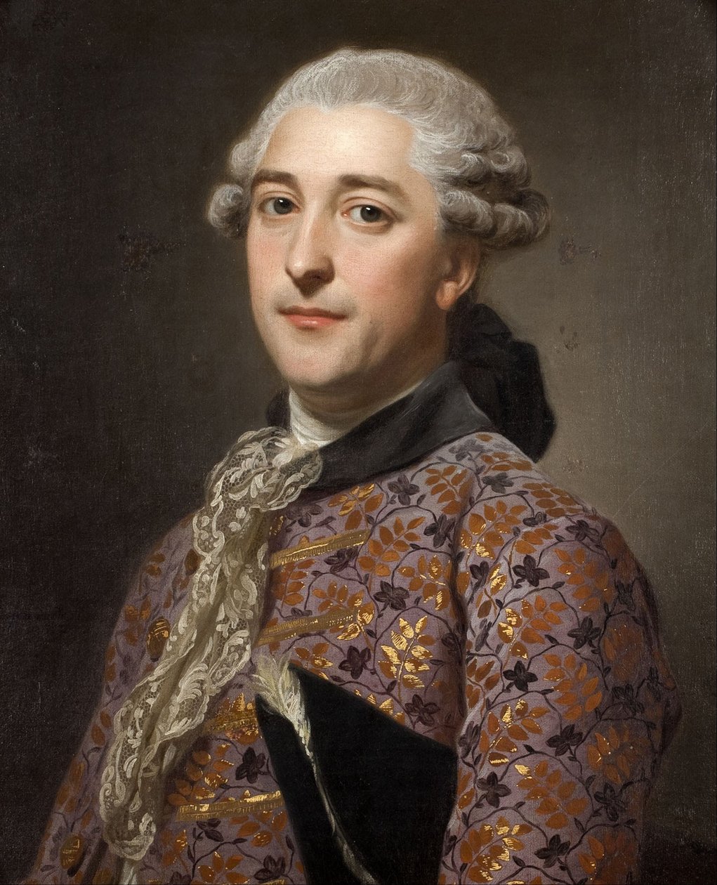 弗拉基米尔·鲍里索维奇·哥利森亲王的肖像1731-1799，1762年 作者 亚历山大·罗斯林