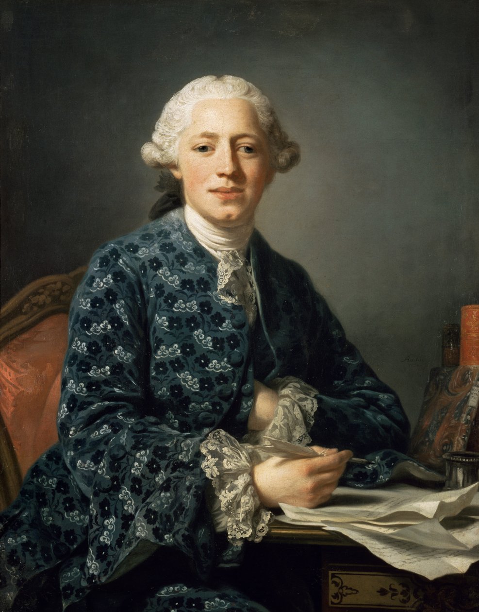 Thure LeonardKlinckowström肖像（1735-1821），1758年。 作者 亚历山大·罗斯林